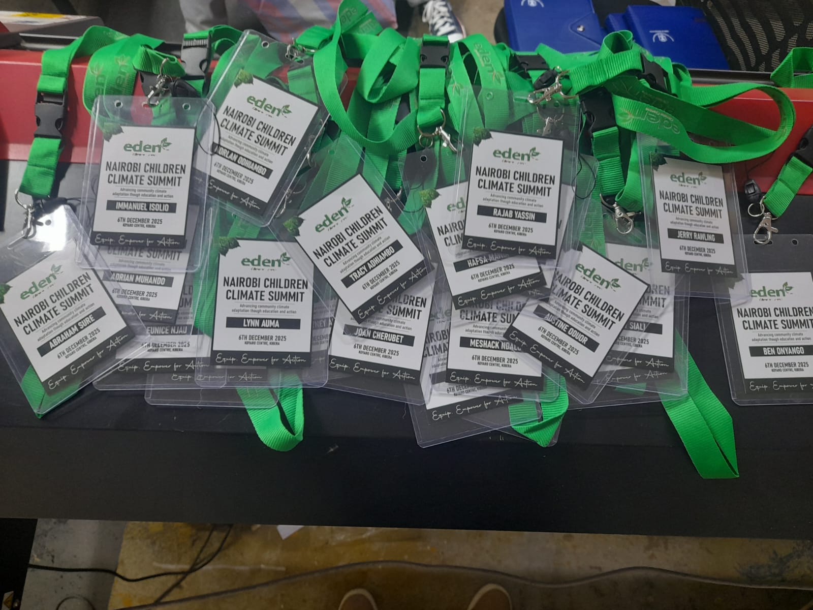 Nairobi Children Climate Summit: Identity, Lanyards & Delegate System